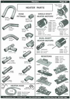 Heater Fittings and Connectors for School Buses