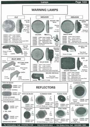 Replacement Reflectors for School Buses