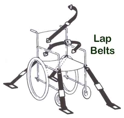School Bus Wheelchair Lap Belts