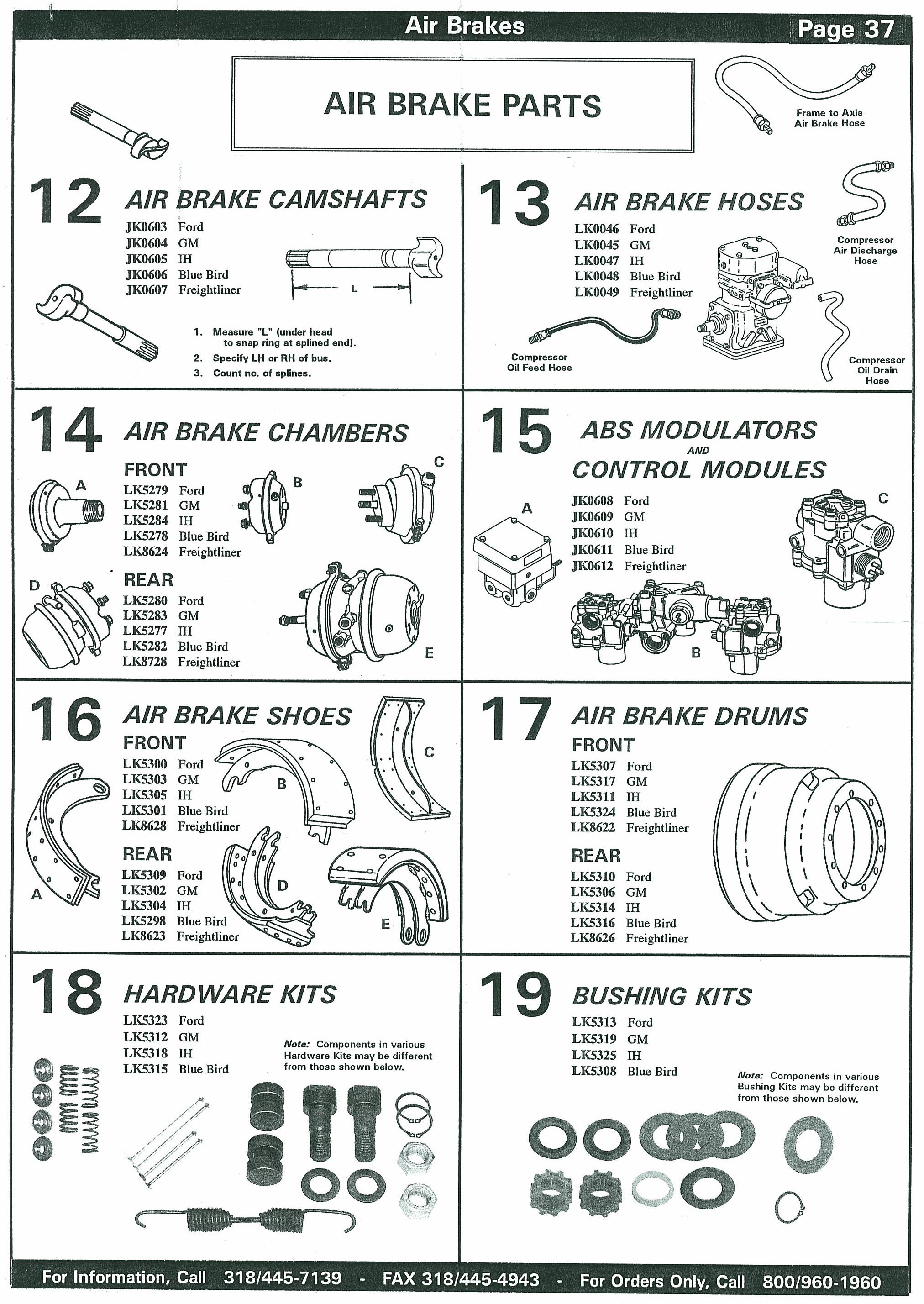 Air Brake Parts