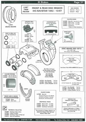 International School Bus Brake Pads