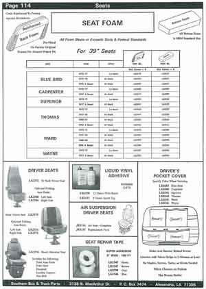 Driver Seats for School Buses