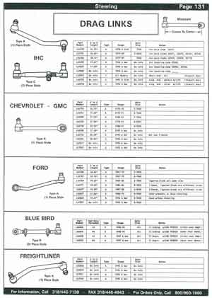 Drag Links for School Buses